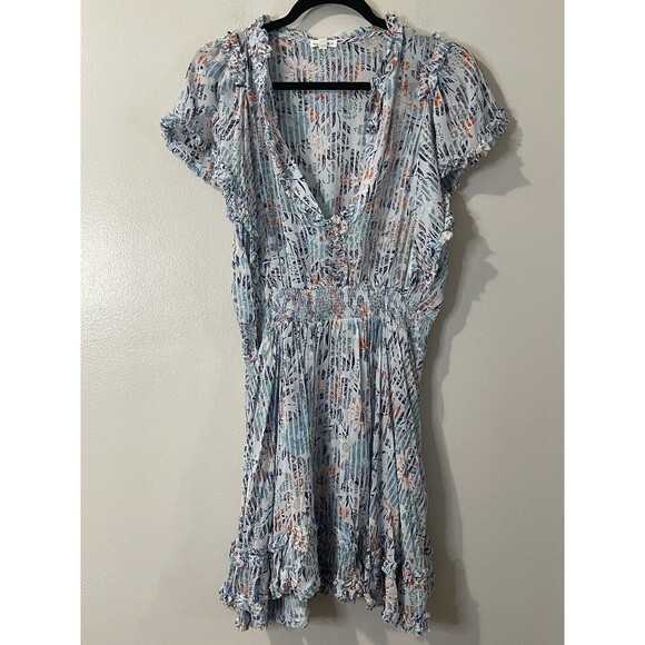 Poupette St Barth Dresses & Skirts - POUPETTE ST. BARTH Mini Dress Size Small Multicolor Resort Spring Floral Ruffle